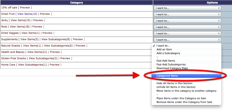 Assigning Items to Multiple Categories